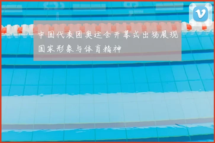 中国代表团奥运会开幕式出场展现国家形象与体育精神