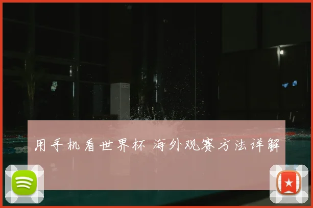 用手机看世界杯 海外观赛方法详解